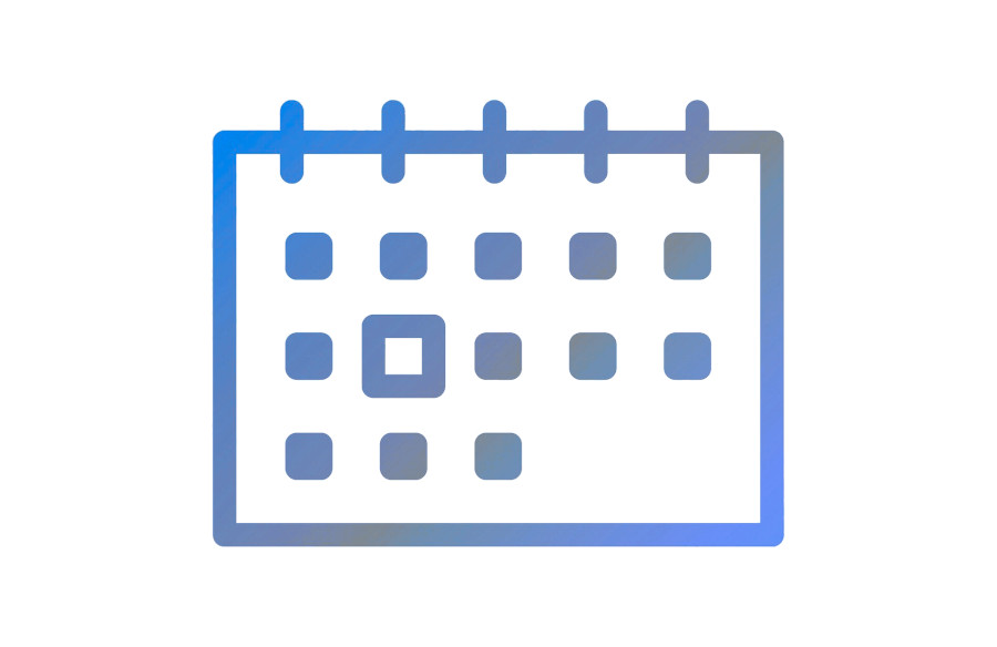 Calendar Icon showing we take bookings for foot care appointments in an organized way